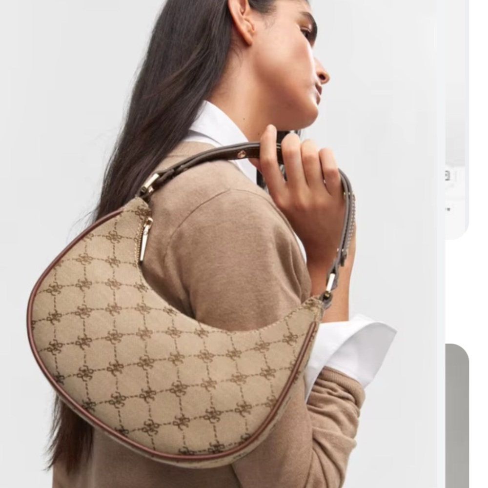 Mango Jacquard Shoulder Bag